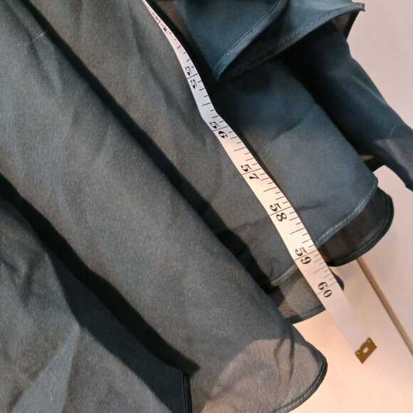 NEW Social Bridesmaids Tie-Neck Halter Maxi Dress Whisper Satin in Evergreen, XS - Picture 12 of 12